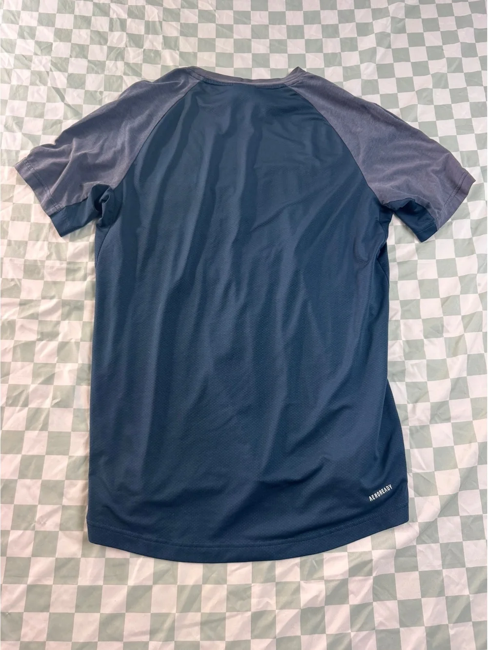 Adidas Aeroready Men's Medium Blue Athletic T-Shirt